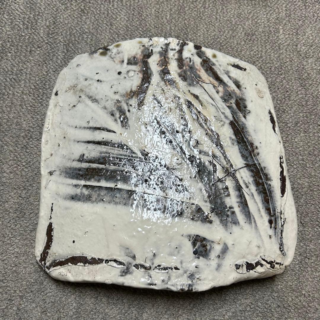 辻村史朗　粉吹八寸　皿