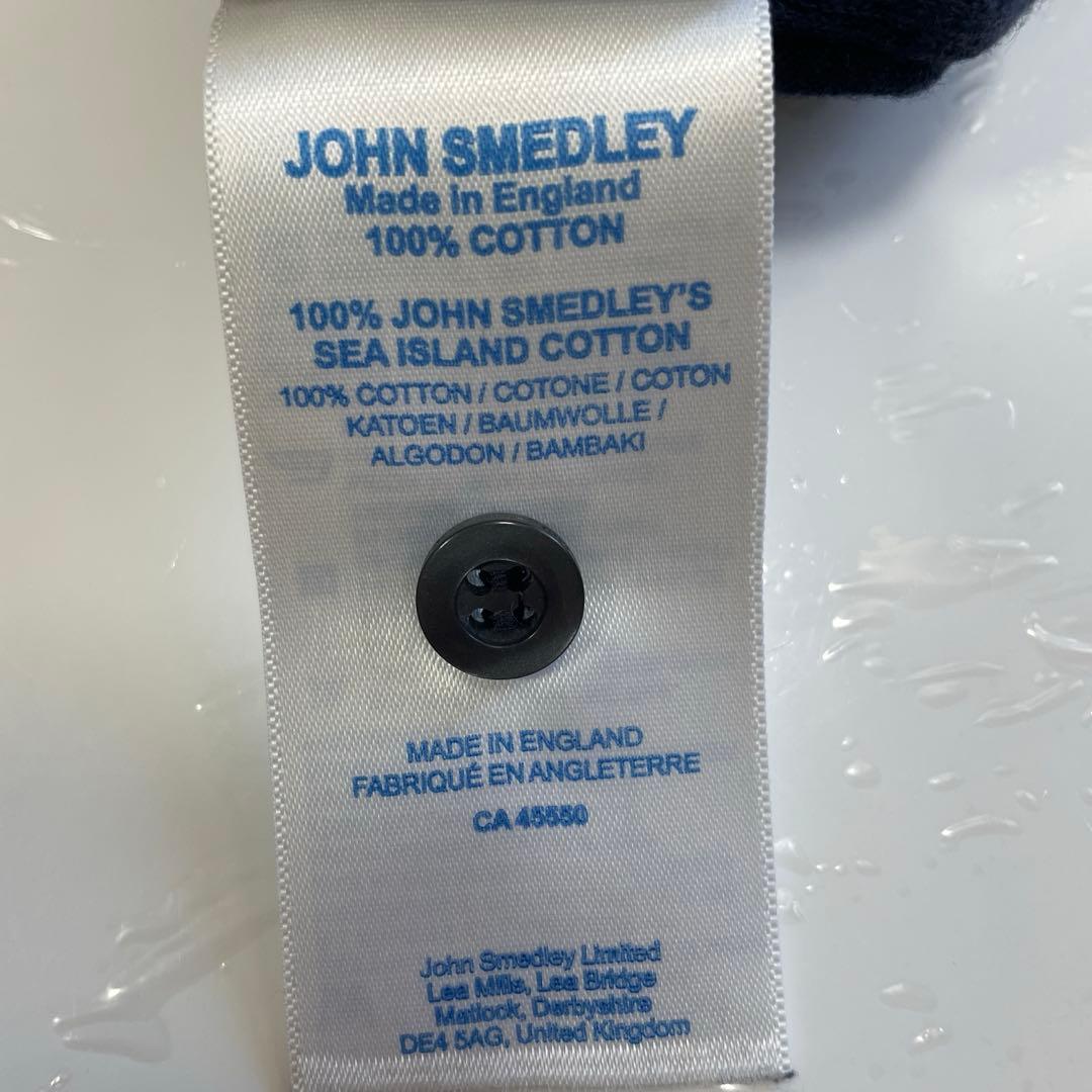 ジョンスメドレー　JOHN SMEDLEY 半袖 ポロニット 現行タグ