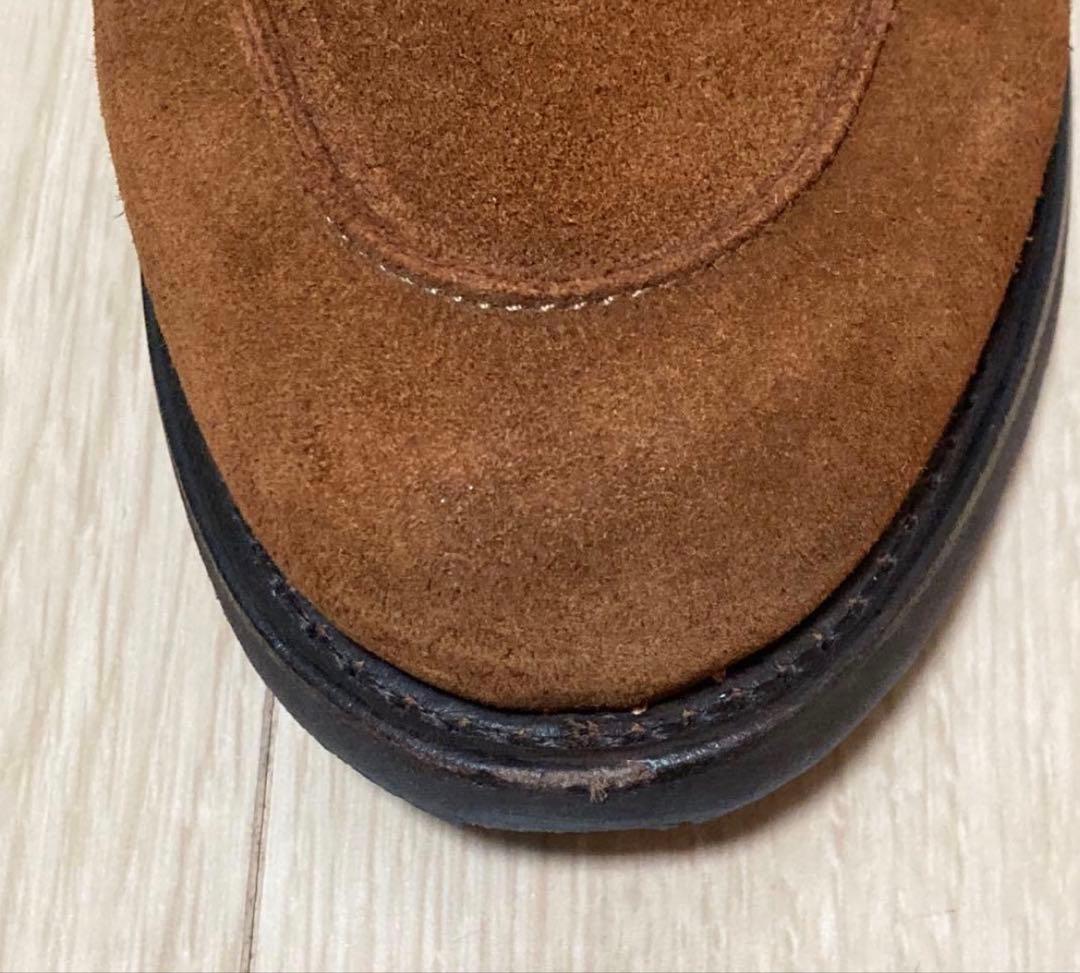 パラブーツ シャンボード ドレスライン 9F ブラウンスウェード 茶金