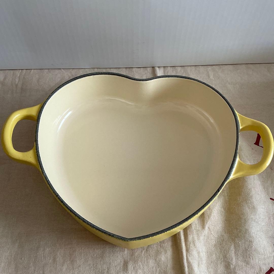 ルクルーゼ　　ダムール　ディッシュ 20cm ミモザ