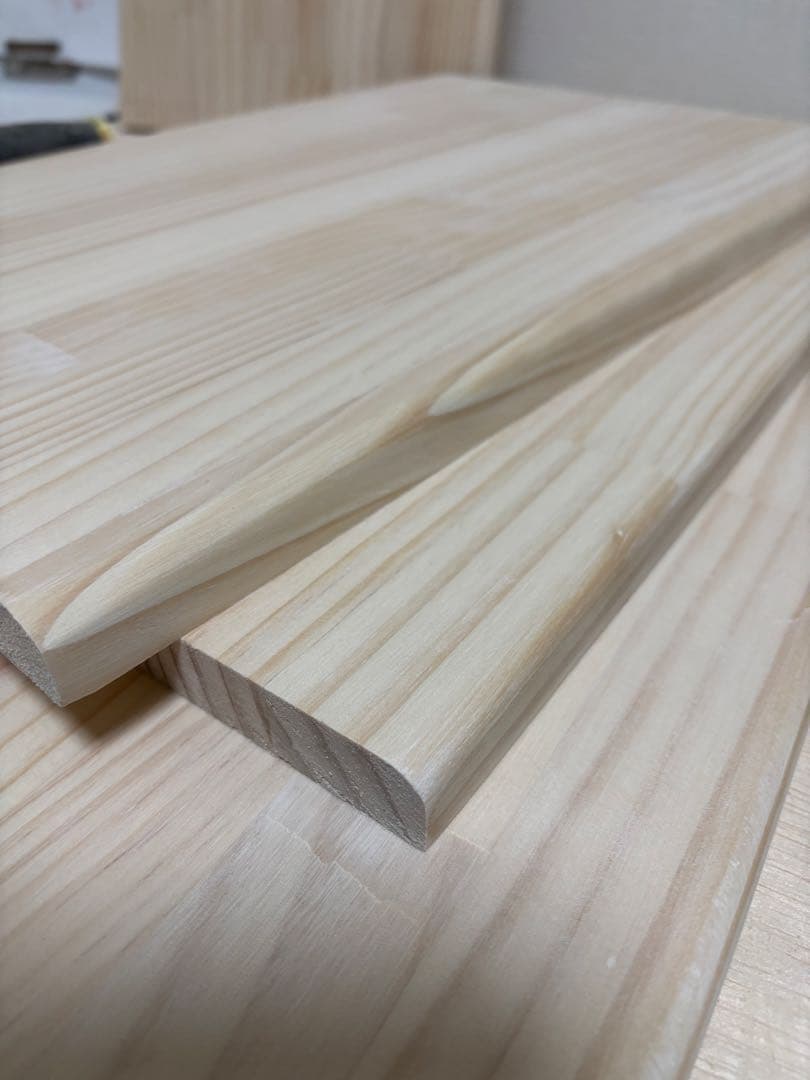 きち様　お見積もり分 コの字型テーブル　棚付き 材料　高品質パイン集成材