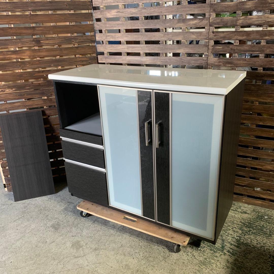 I874\" NITORI カウンターボスティア W1250㎜ BK ブラック