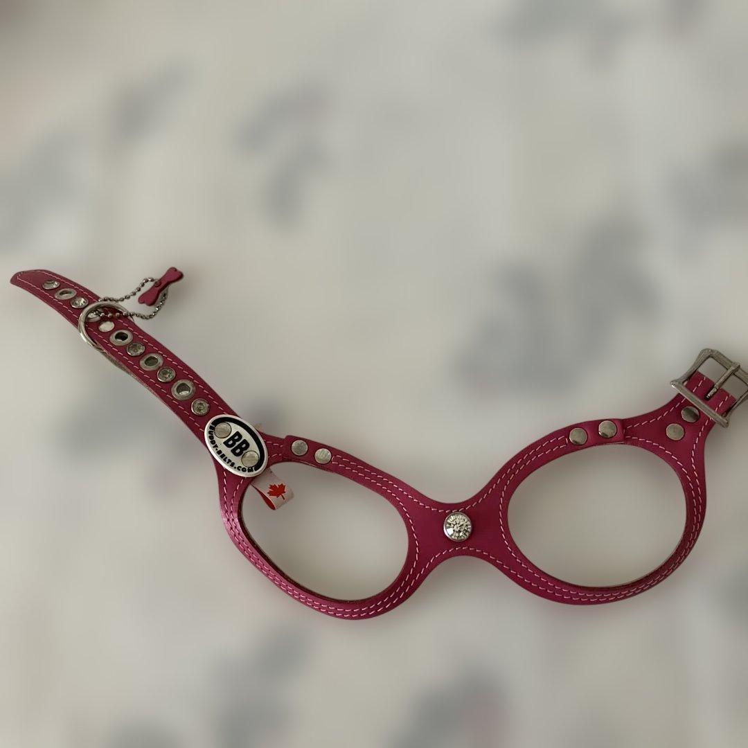 美品☆BBピンクベルト☆サイズ3 バディーベルト☆ハーネス リードセット