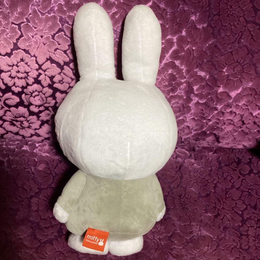 ❤️週末SALE❤️ミッフィー❤️大きな　ぬいぐるみ グレー/オリーブ　　レア美品
