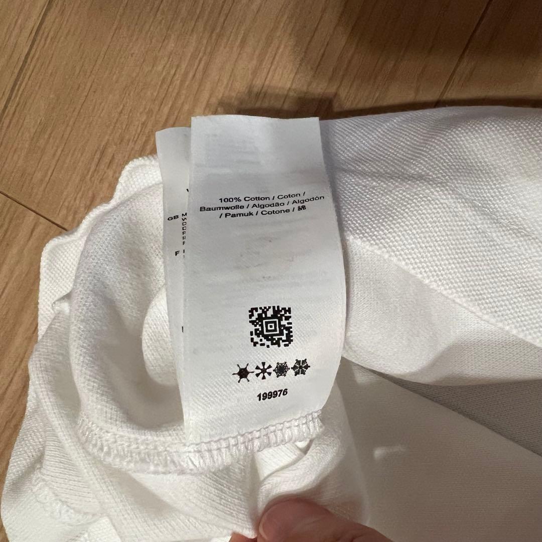 フレッドペリー M12 ホワイト ポロシャツ 38