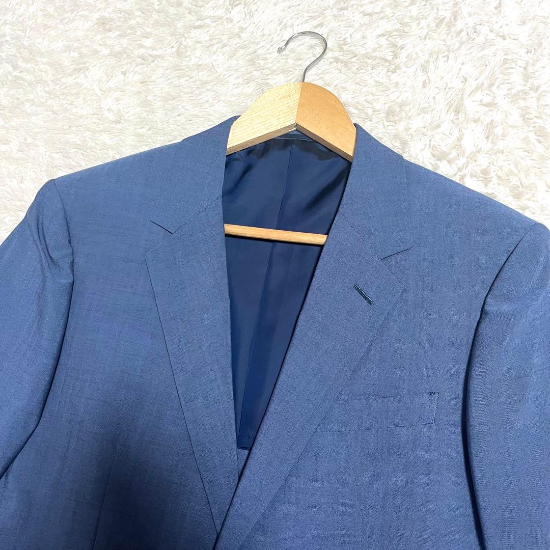 ✨極美品✨ユナイテッドアローズ レア色 セットアップスーツ 青 46サイズ M