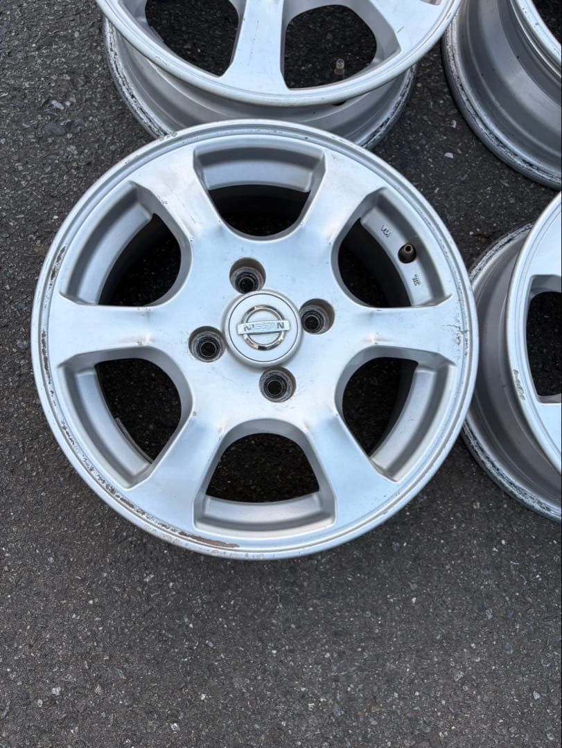 日産軽自動車用純正アルミホイール　14インチ5.5j PCD100