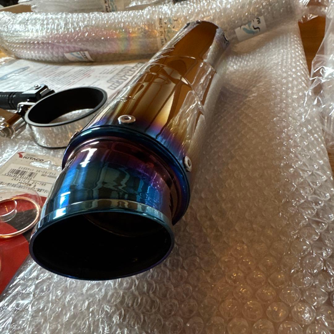 オオニシヒートマジックz900rs upタイプ　フルチタン手曲げ