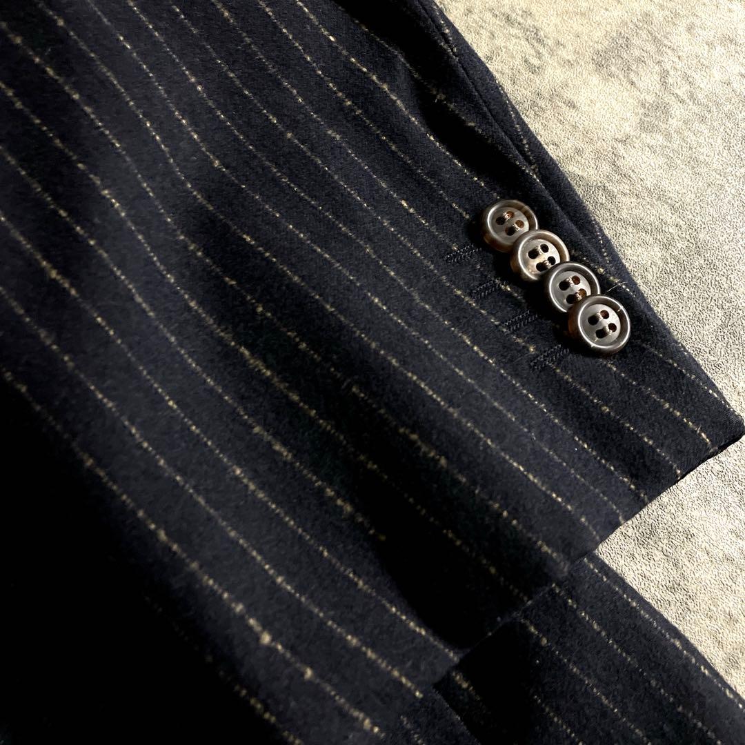 極美品 Apollo特注VERSACE ネクタイ 極上ウール ダブルスーツ