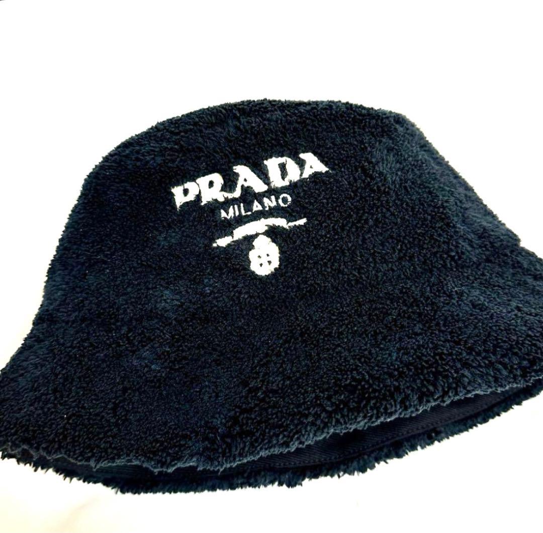 PRADA バケットハット Mサイズ 黒