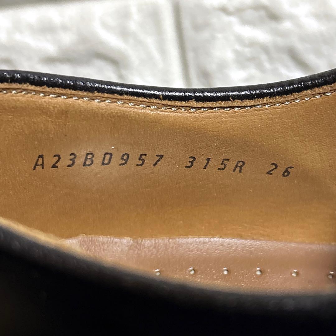 REGAL 315R ストレートチップ ブラック 黒 26cm