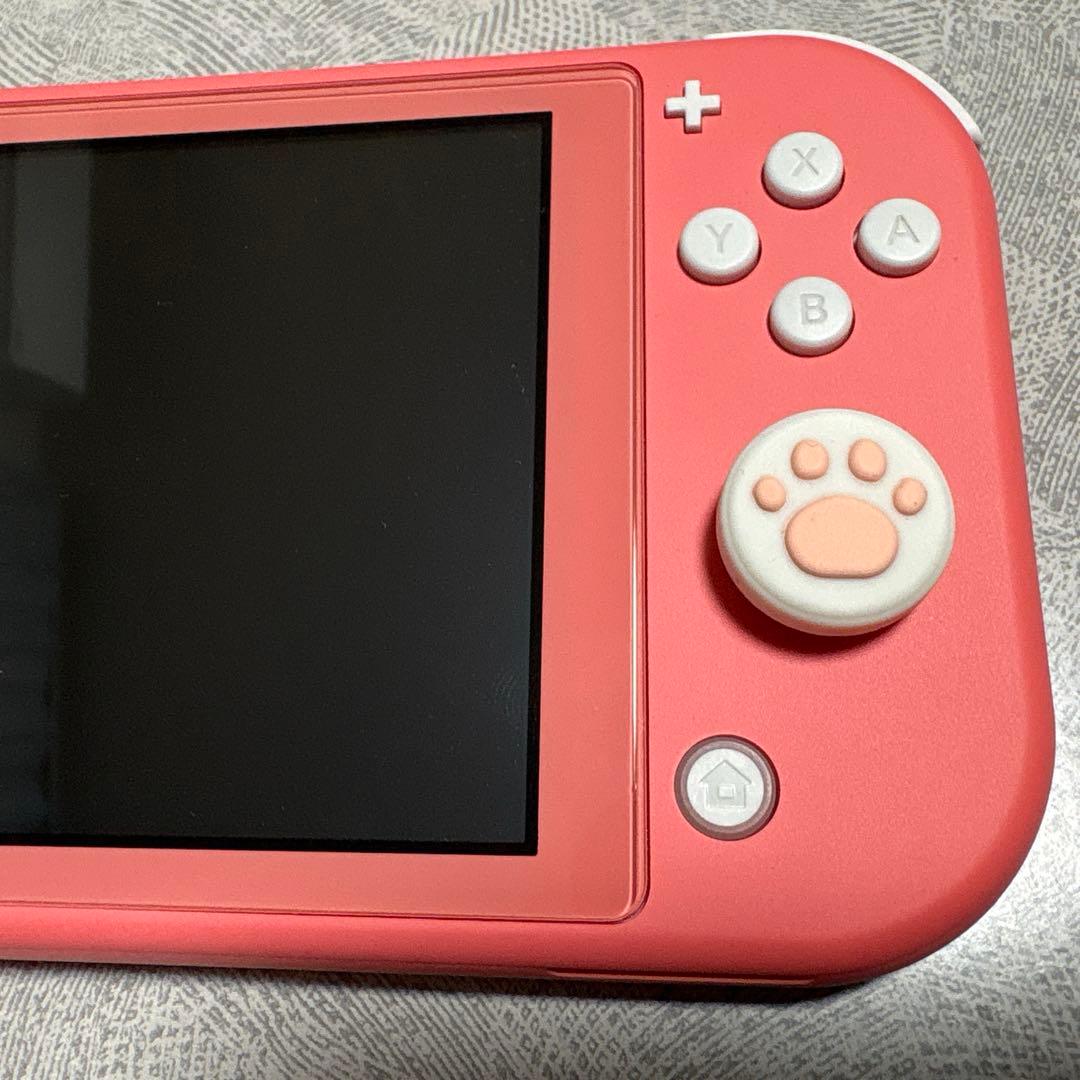 Nintendo Switch Lite ピンク 肉球デザイン
