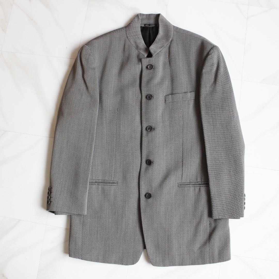 MEN'S TENORAS マオカラー スリーピーススーツ グレー XL