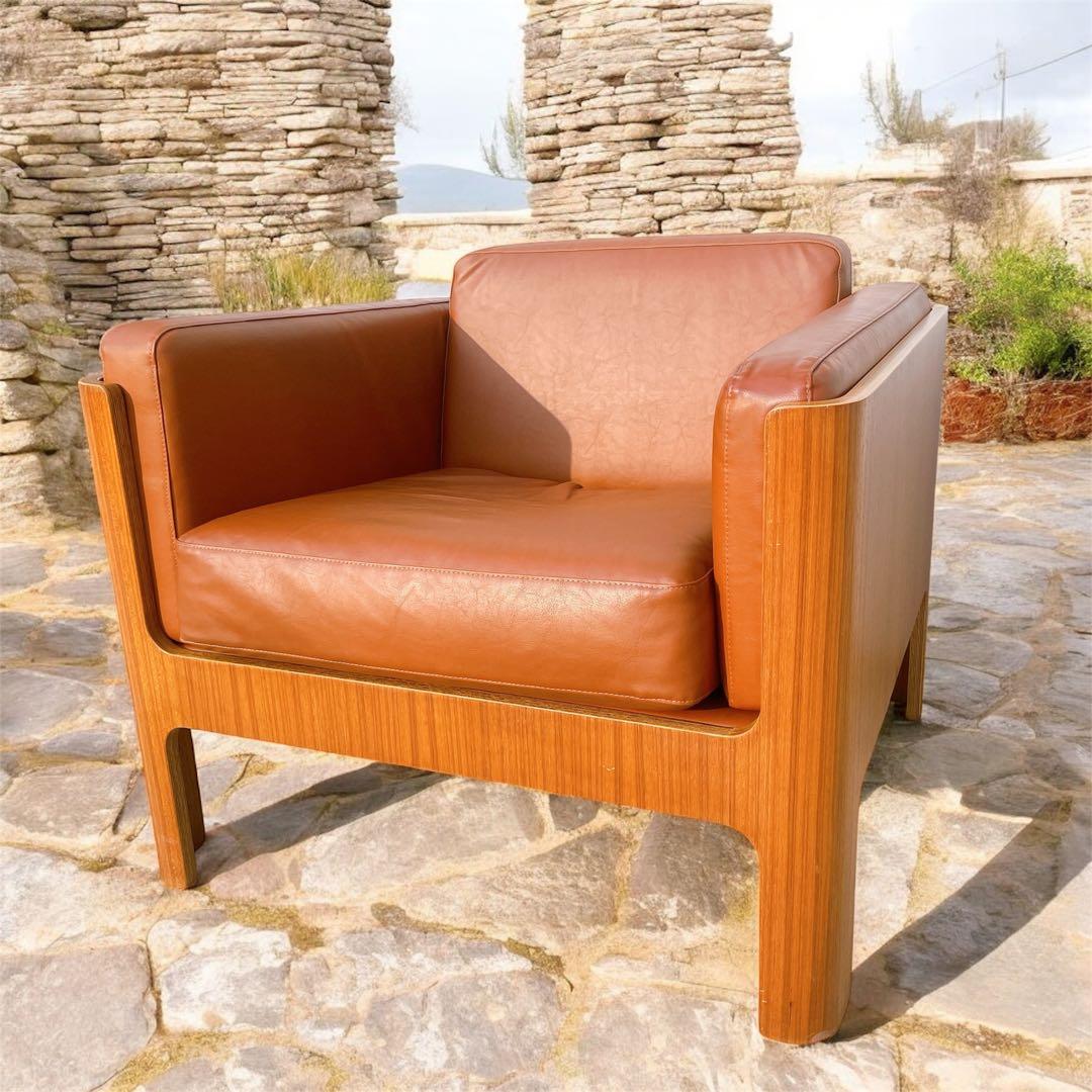 天童木工Haco チェア③ ソファ 1人掛け 本革 レザー 椅子 アームチェア