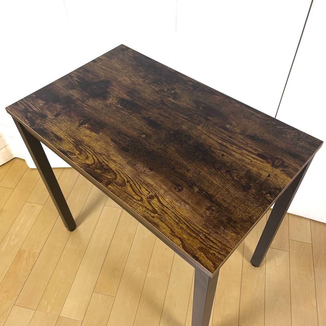 ヴィンテージデスク　アイアンレッグ　幅80 アンティーク調　テーブル　ダイニング