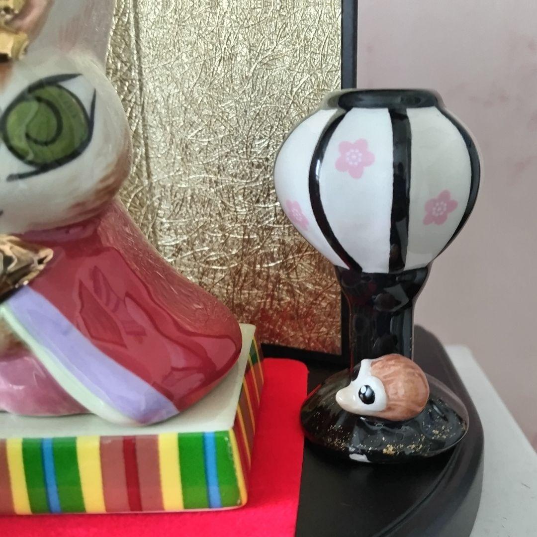 ✨美品✨★わちふぃーるど ダヤン とマーシィ 雛人形 陶器製