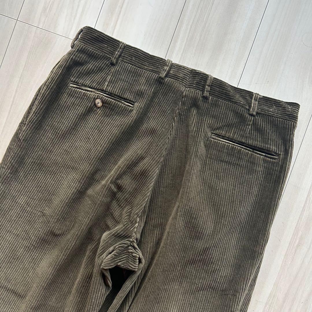 80s ブルックスブラザーズ コーデュロイパンツ USA製 35×29 オリーブ
