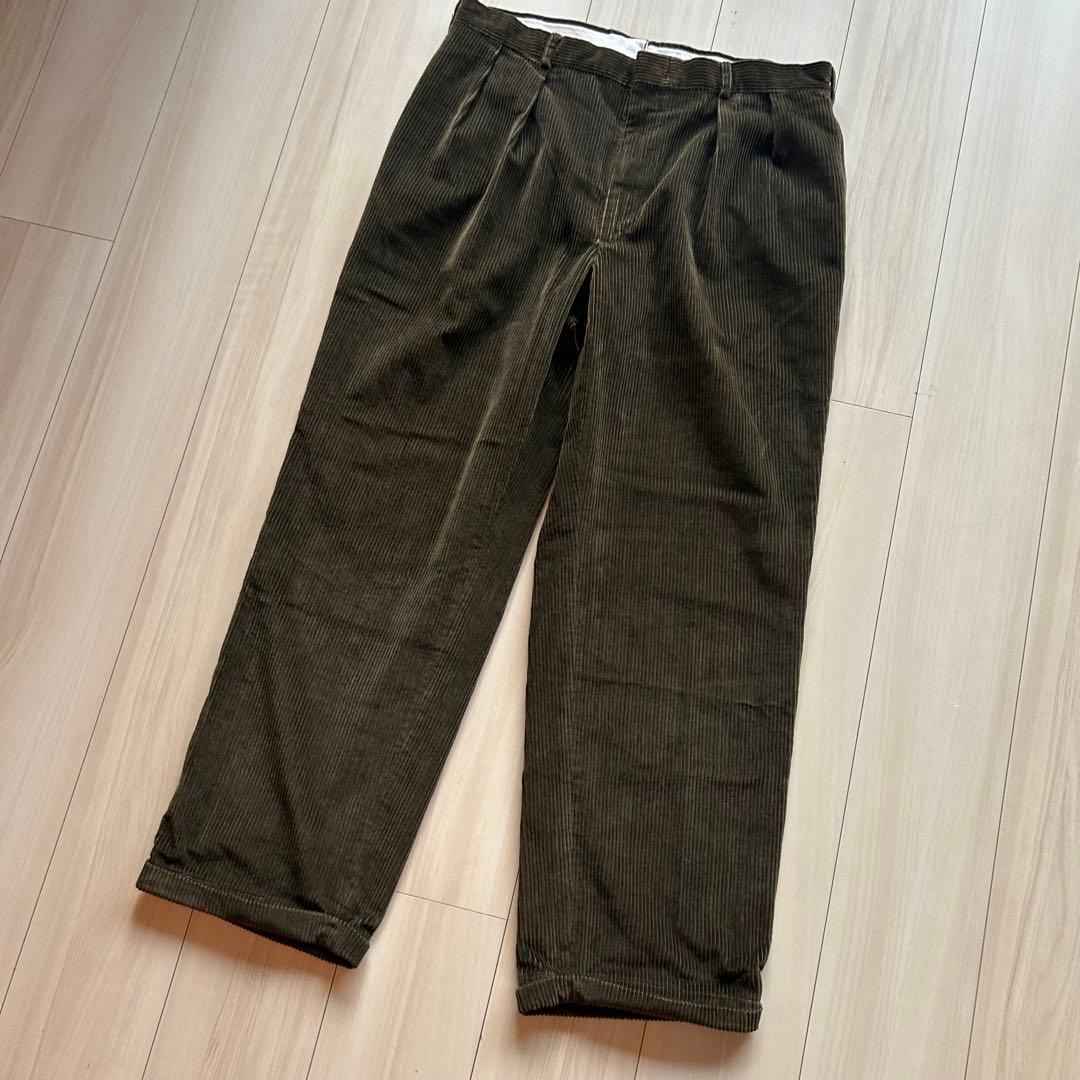 80s ブルックスブラザーズ コーデュロイパンツ USA製 35×29 オリーブ