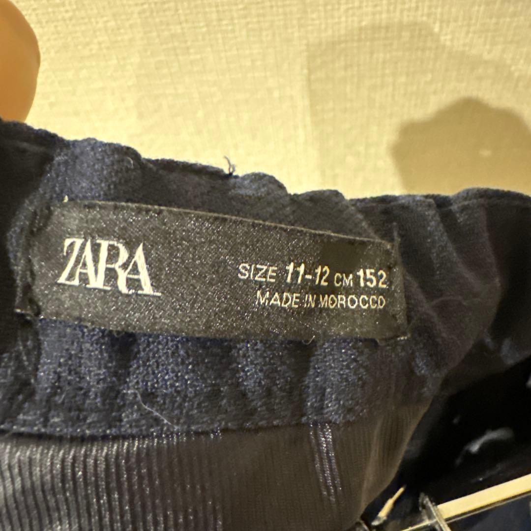 ZARA スーツ　セット　ネイビー 152