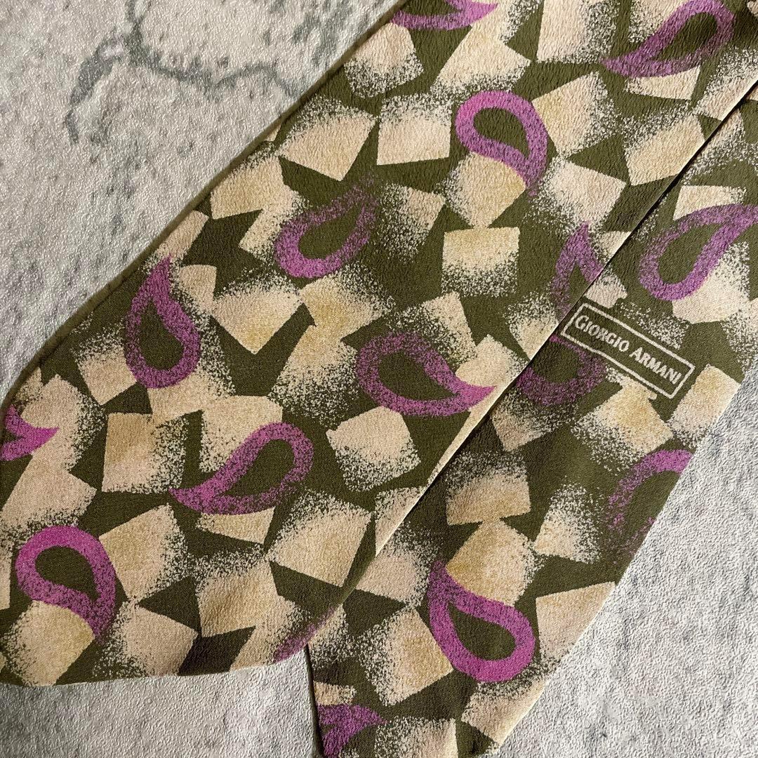 極美品 極上ウール ダブルスーツ × GIORGIO ARMANI ネクタイ