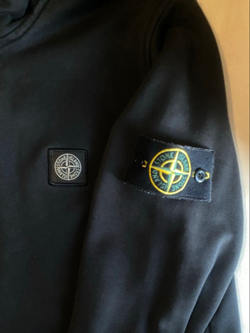 STONE  ブラック ジップアップジャケット