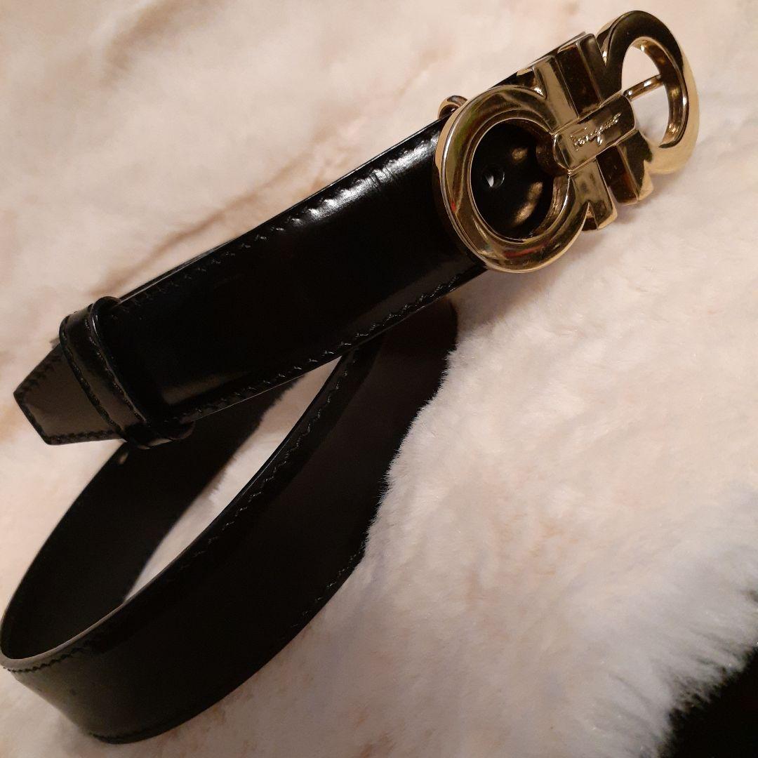 Salvatore Ferragamo フェラガモ ガンチーニ ベルト ゴールド