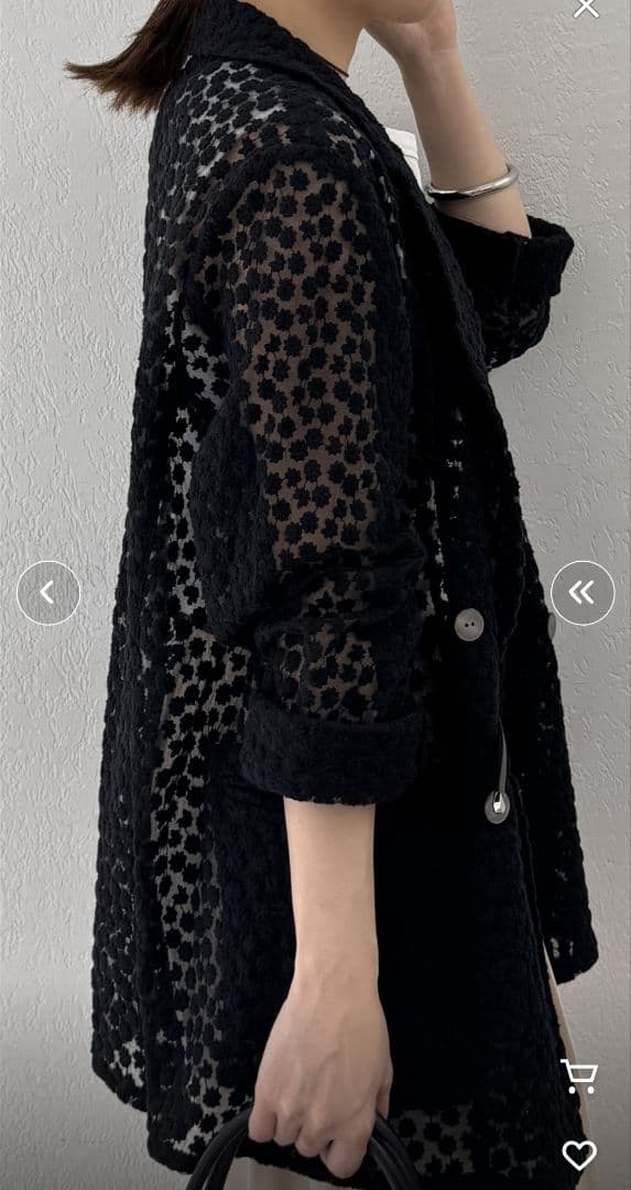 LOUNGEDRESS 【20周年限定】フラワーレースジャケット