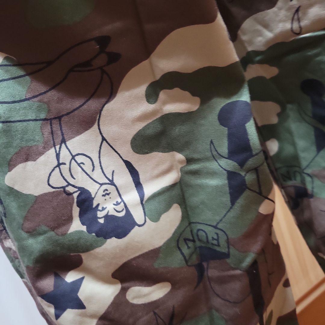 SYAR新品未使用ヒステリックグラマー総柄カモフラベルト付きパンツ