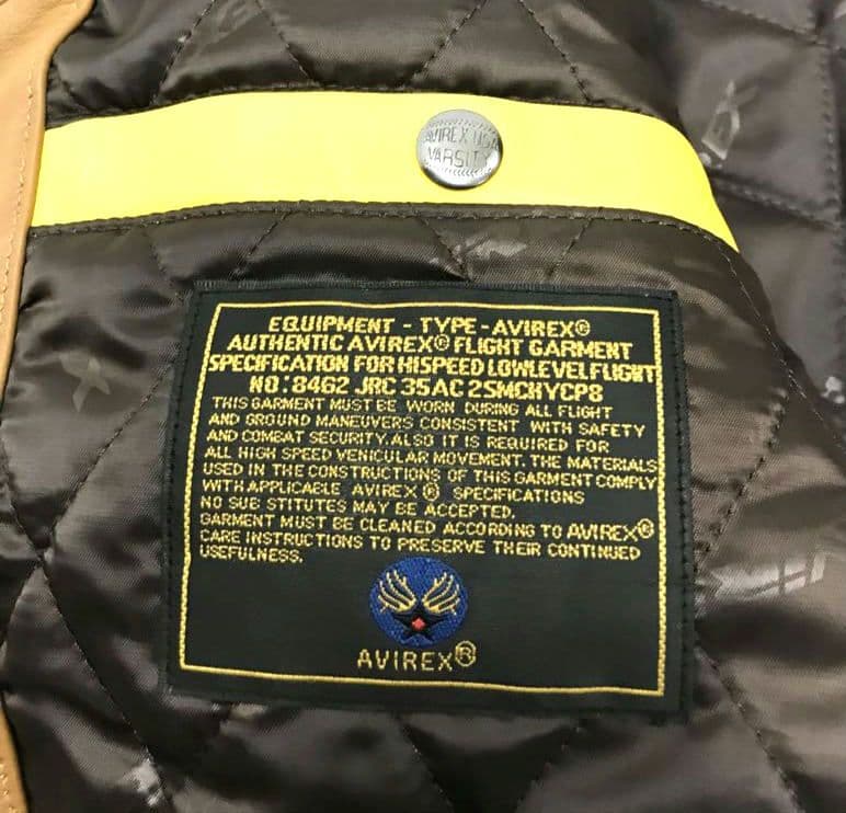 STABRIDGE×AVIREX　バーシティジャケット　69250109M03M