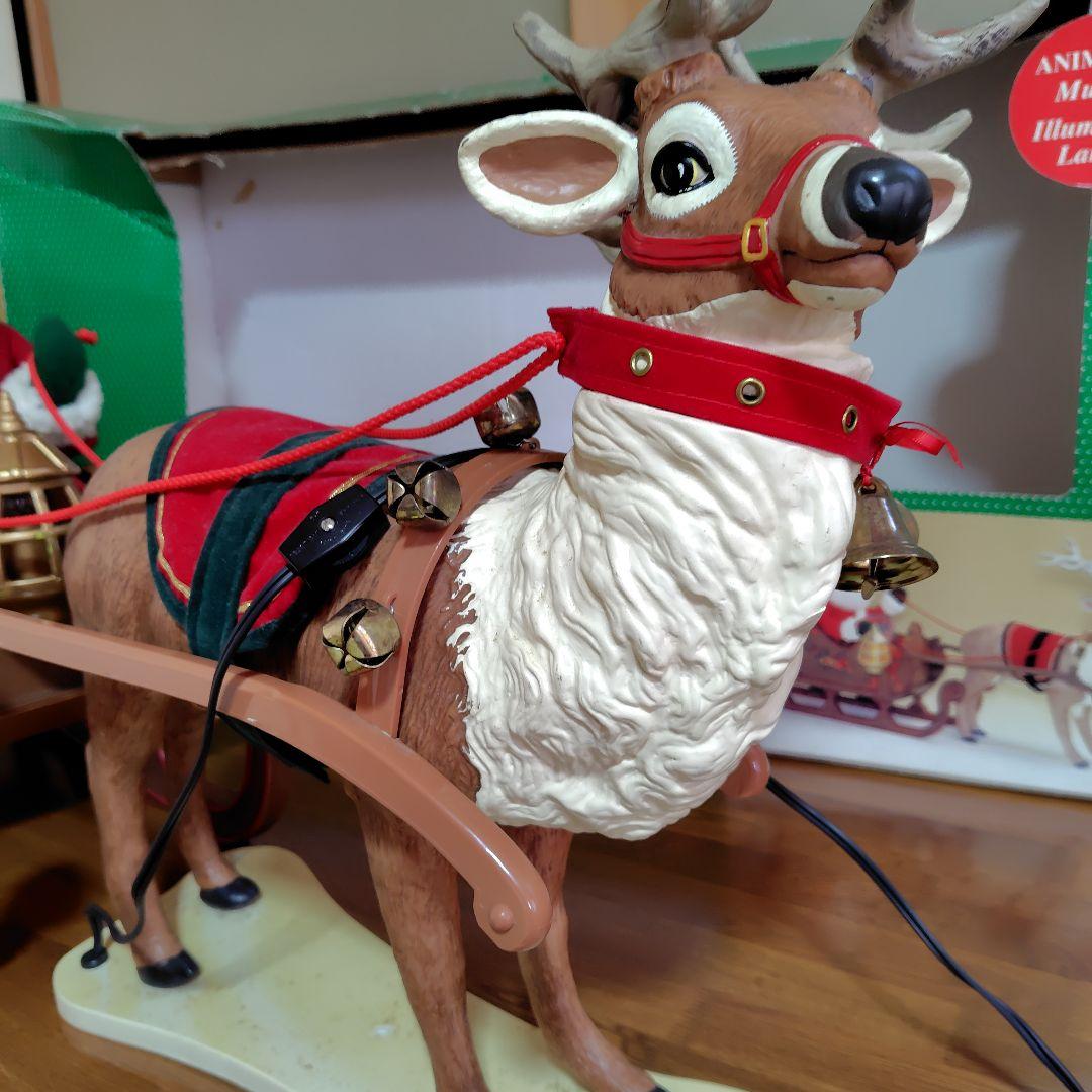 クリスマスのサンタさんとトナカイ (良く読んて下さいませ)　箱なしです。