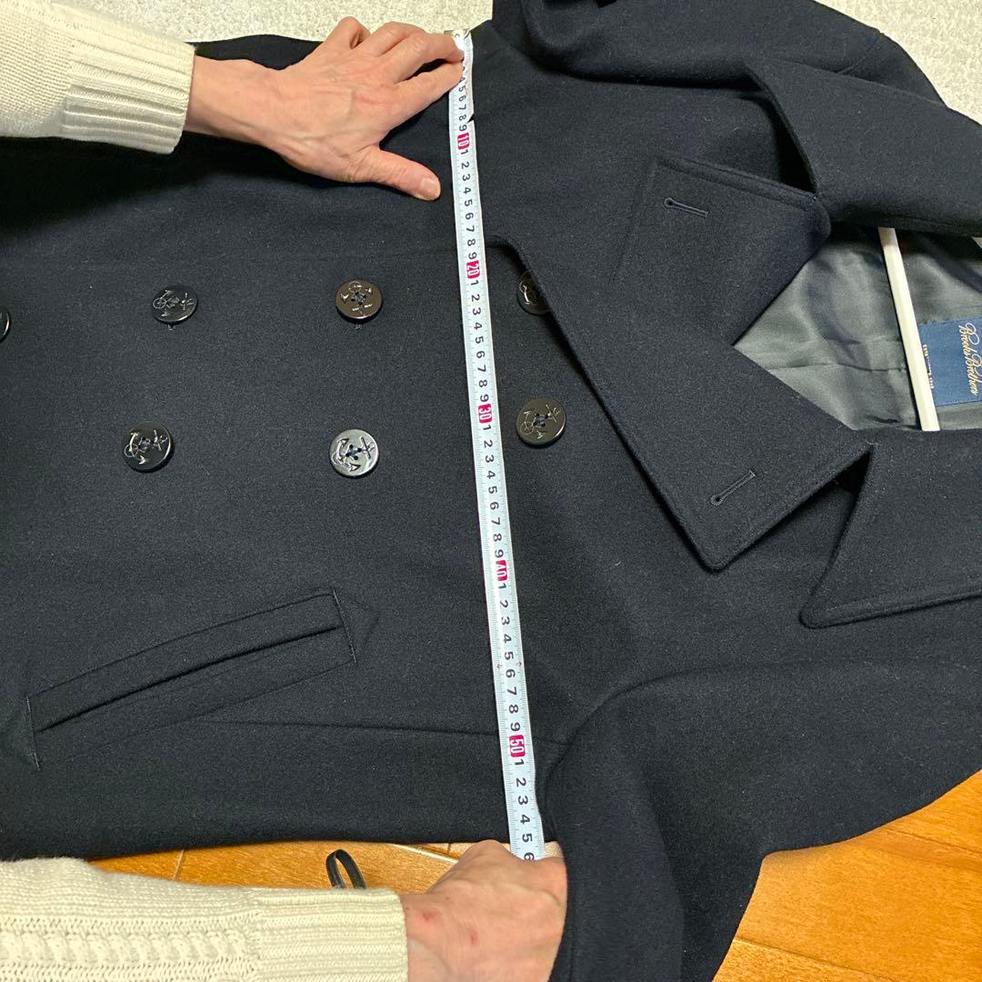 Brooks Brothers ネイビーピーコート Lサイズ位