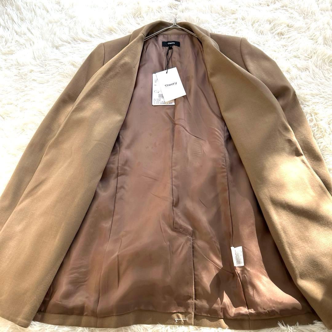訳あり美品⭐︎22AW 定価5.5万 セオリー Saxony ベルト付き ブレザー