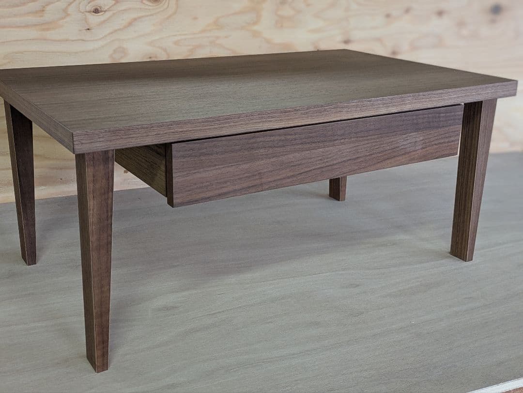 ウォールナット　オーダーメイド　家具　ローテーブル　テーブル　オイル仕上げ