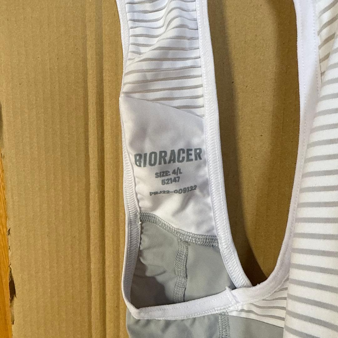 BIORACER ビブタイツ グレー　Lサイズ
