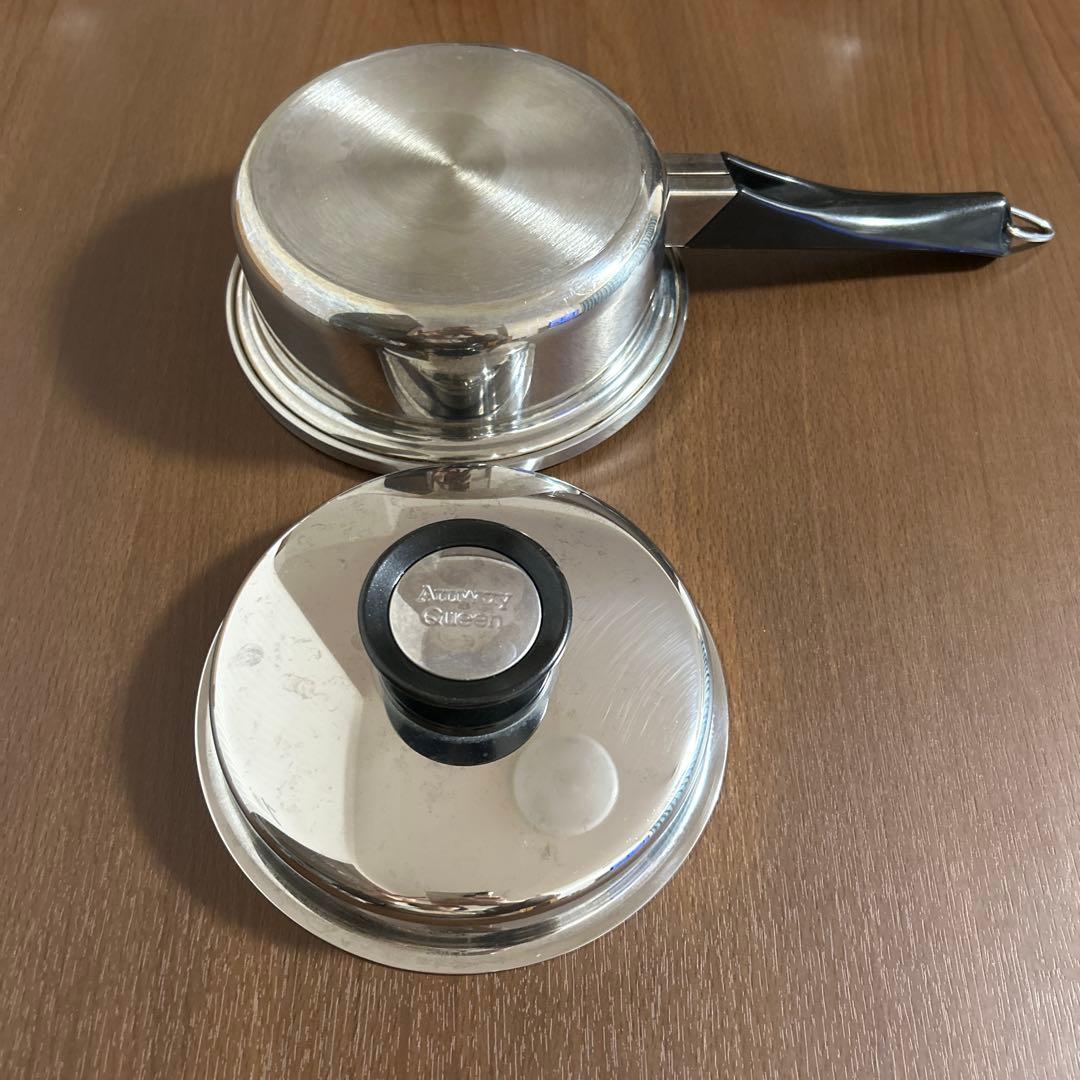 アムウェイ Amway　無水鍋　クィーンクックウェア　小ソースパン蓋付き