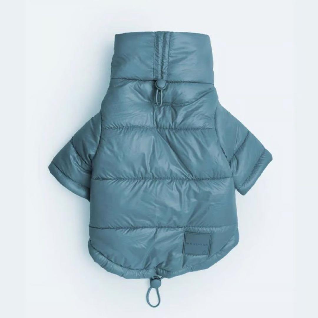 【新品】ダウンウエア/くすみブルー /max-bone/Sサイズ