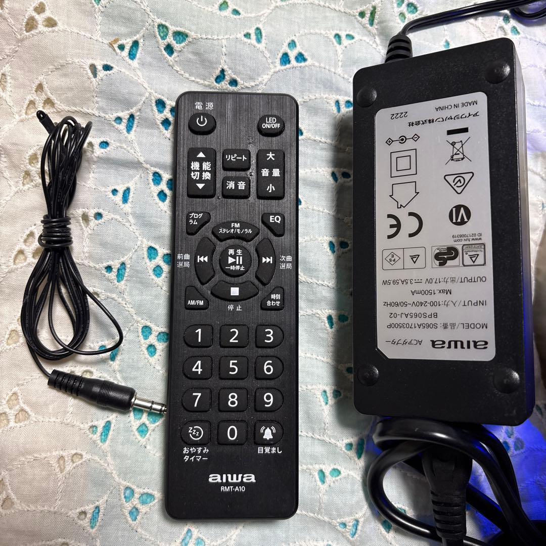 aiwa CDラジオプレーヤー JET STREAM XR-BUX10 リモコン