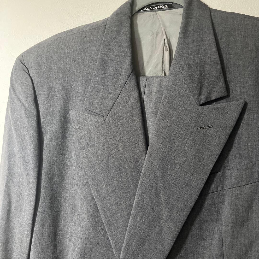 GIORGIO ARMANI セットアップ　スーツ　グレー　ダブル　アルマーニ