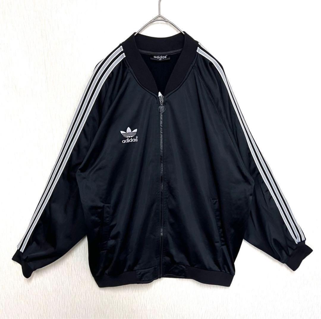 【入手困難】90s adidas ATP復刻トラックジャケット 黒白 L 古着