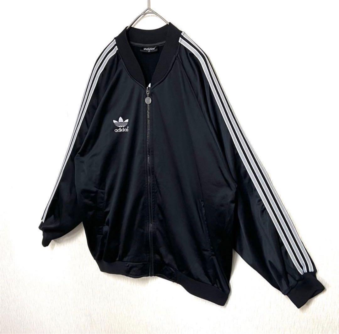 【入手困難】90s adidas ATP復刻トラックジャケット 黒白 L 古着