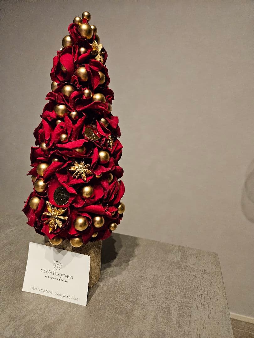 ニコライバーグマン　ザ　ゴールデンルージュツリー　プリザーブドフラワー　レッド