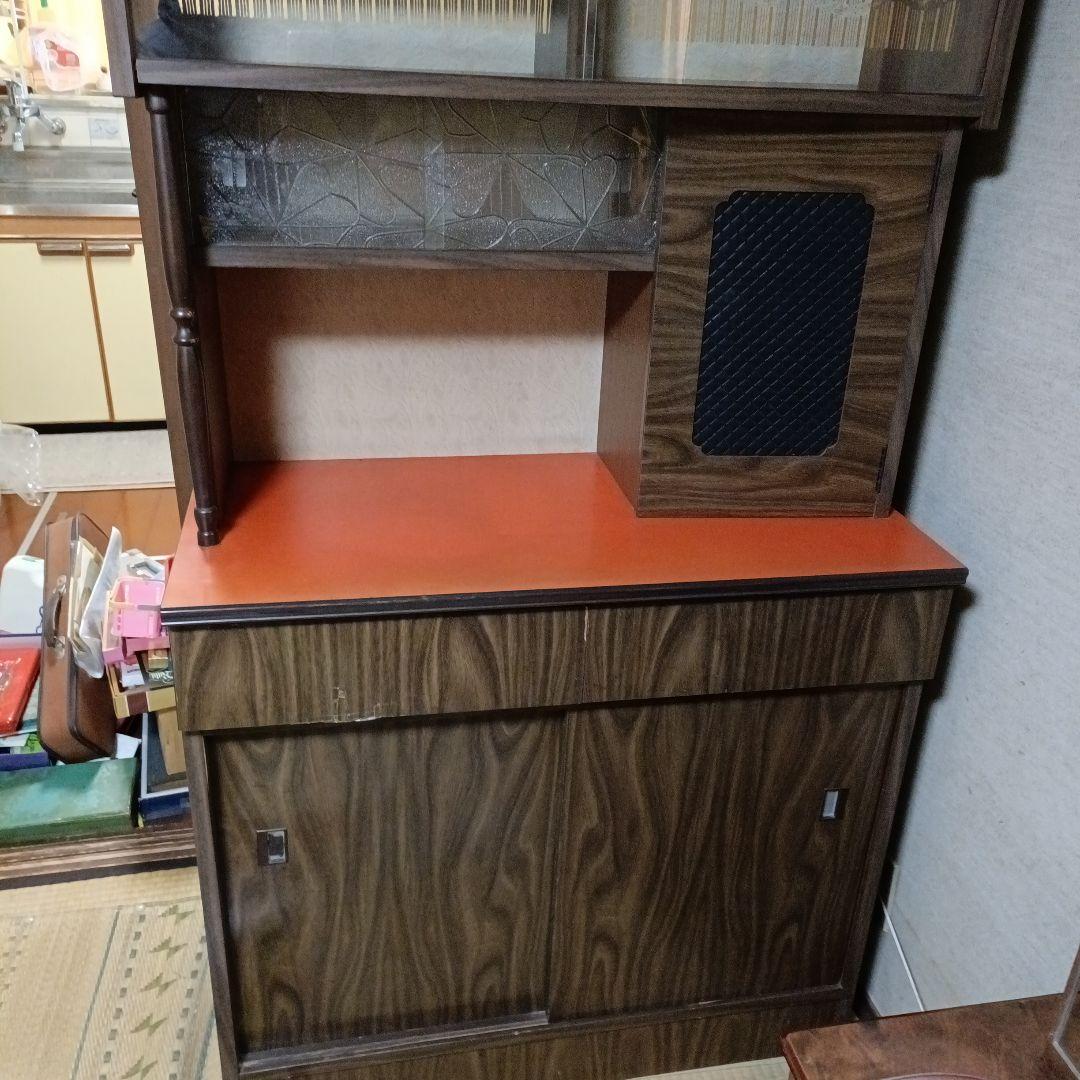 昭和レトロ　木製キャビネット