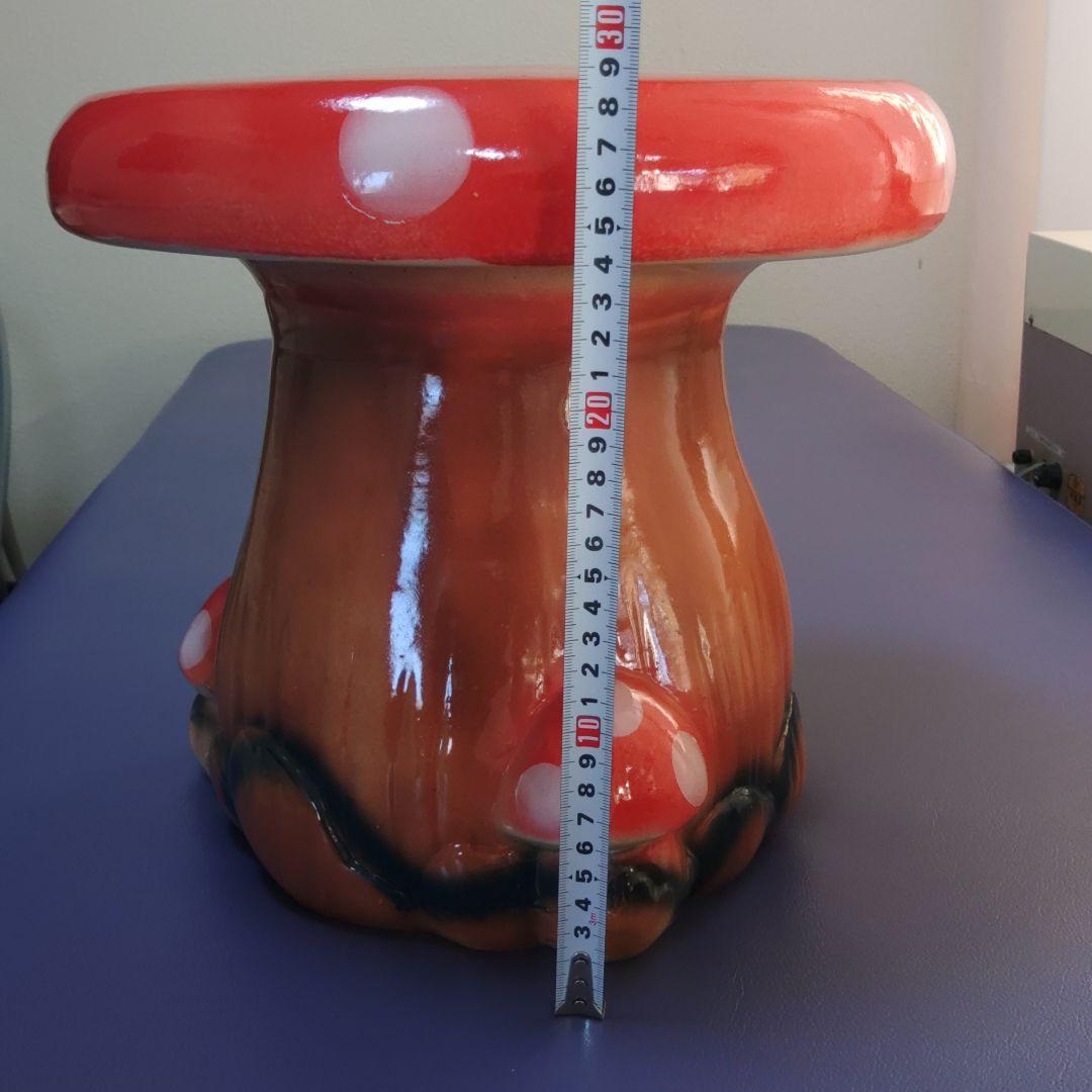 椅子　キノコ　きのこ　陶器製