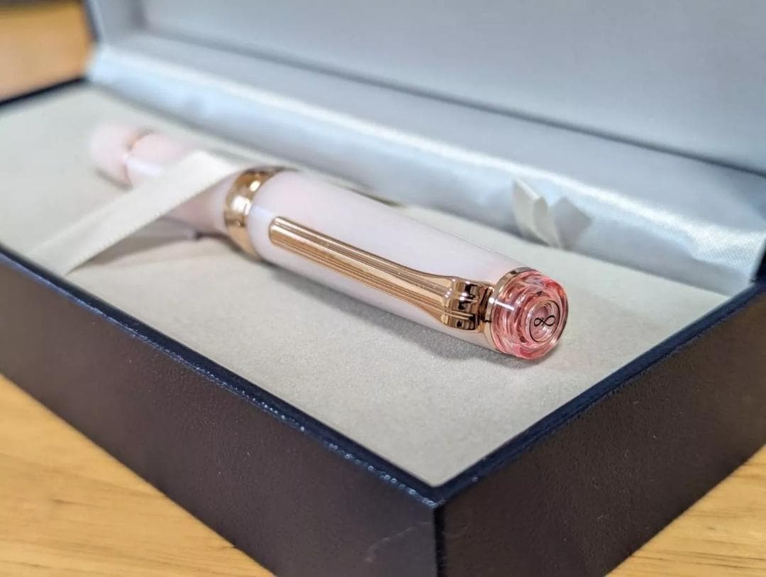 【定価以下】久保桜ブルームピンク パルム 中細MF 万年筆 八文字屋オリジナル