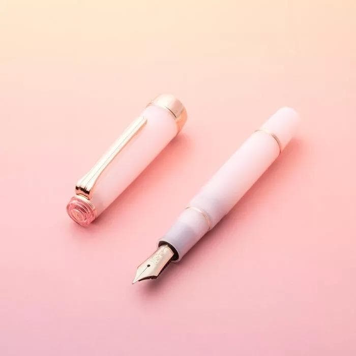 【定価以下】久保桜ブルームピンク パルム 中細MF 万年筆 八文字屋オリジナル