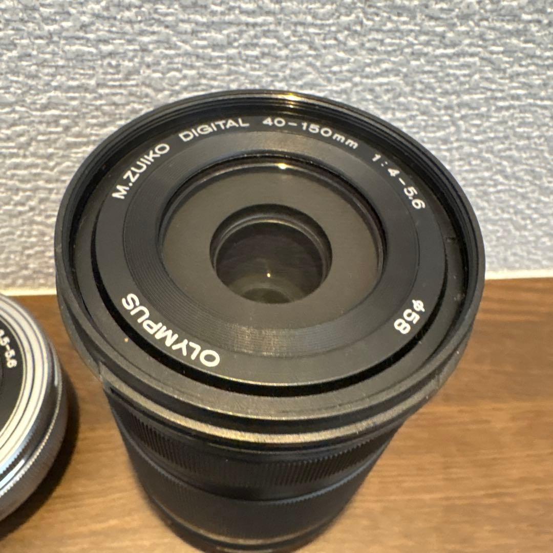 OLYMPUS m.zuiko レンズセット レンズキャップ付き。
