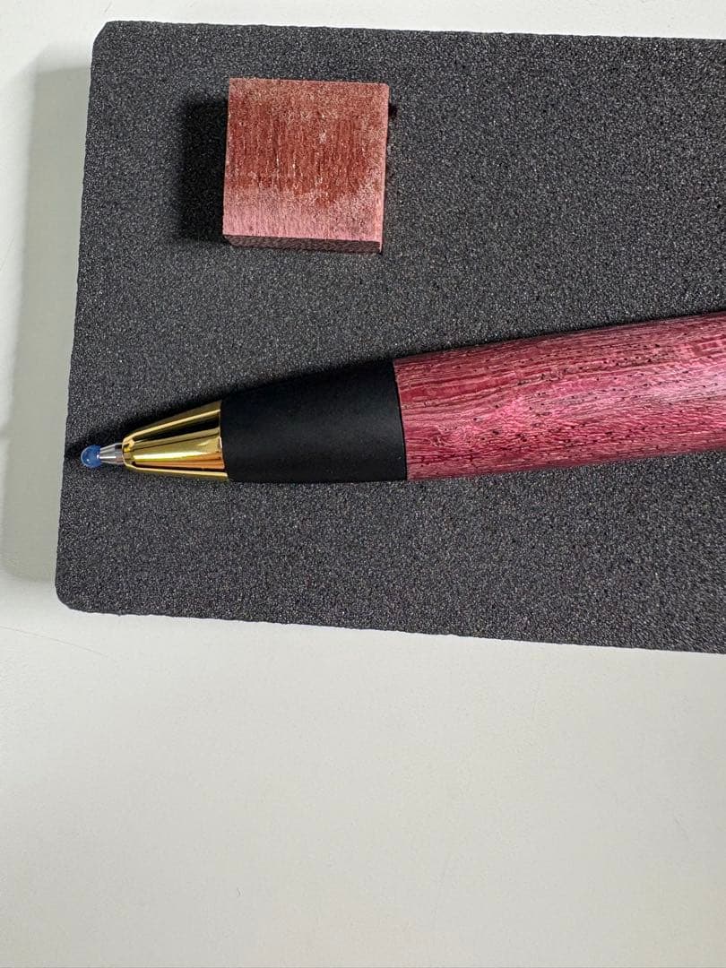 野原工芸　パープルハート　ボールペン