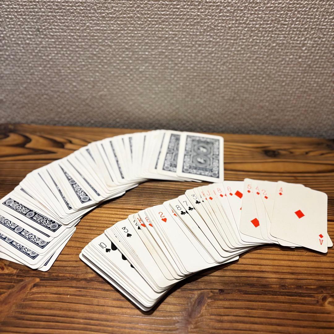 アンティーク　カジノセット　レザーボックスセット　ドミノ・トランプ・ダイス