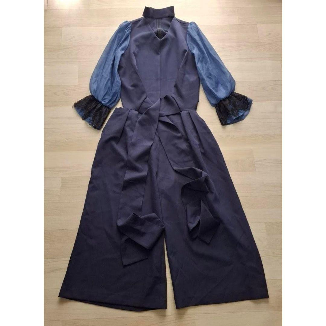 【美品】RUIRUE BOUTIQUE パンツドレス 結婚式 お呼ばれ 美脚効果