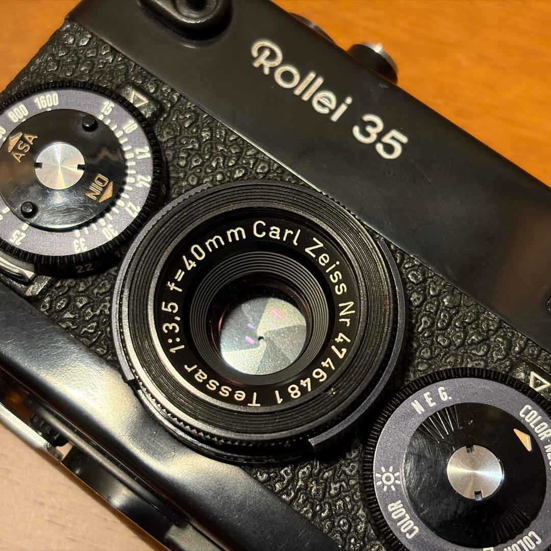 フィルムカメラ Rollei35 Germany Carl Zeiss Tessar 40mm
